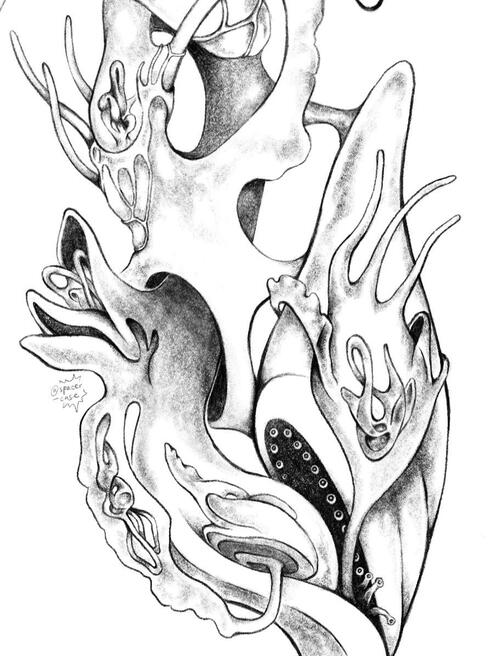 Symbiotic Creature (commissioned)